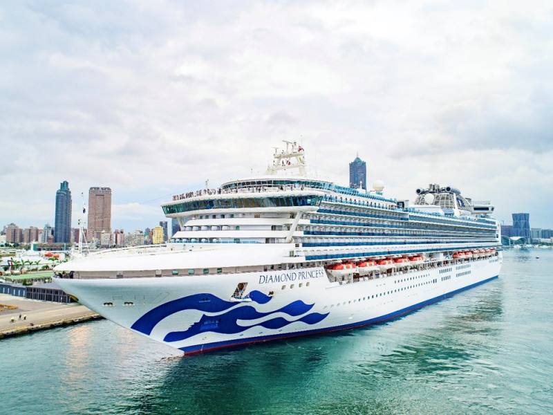 公主郵輪鑽石公主號將於4月30日首次靠泊高雄港旅運中心。