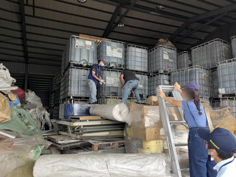 高雄非法棄置場址搜索行動及採樣作業