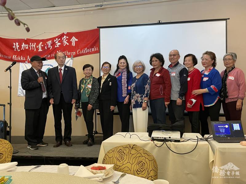北加州臺灣客家會理事團隊合影