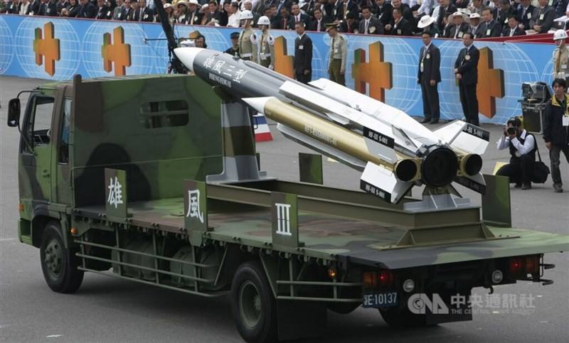 Hsiung Feng III missiles. CNA file photo