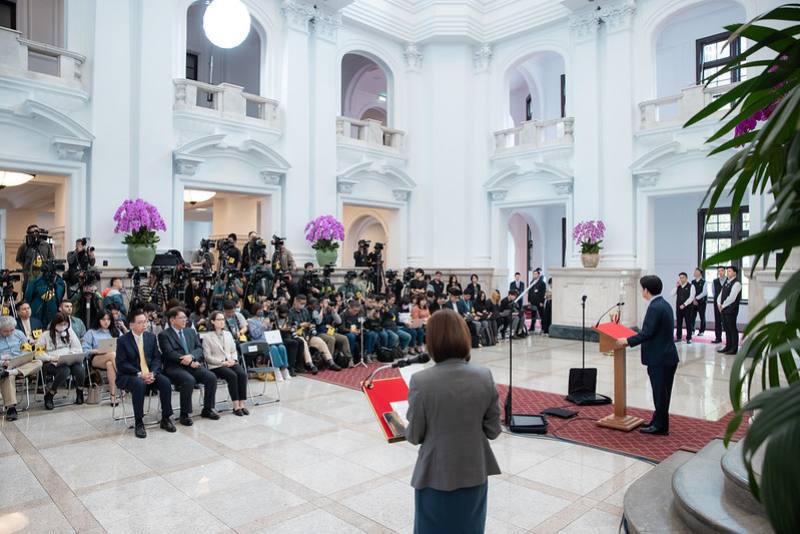 President Lai holds a press conference following the high-level national security meeting.