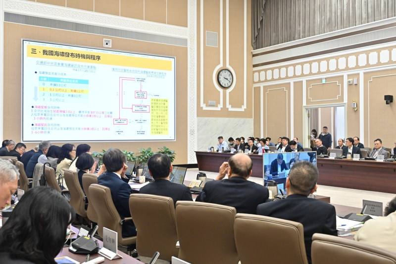 卓揆：比天災快一步落實防災整備 導入智慧防災及數位轉型 強化國土韌性