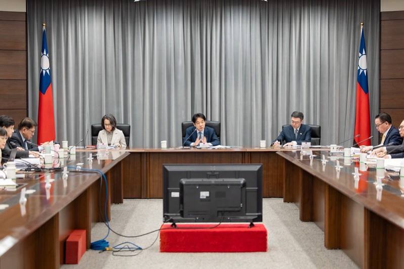 President Lai convenes a high-level national security meeting.