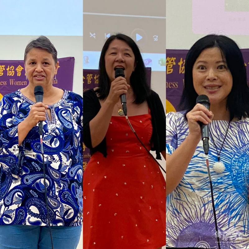 與會講者分享（左起：Maria Leebeek、Debby LoDean、王千毓）