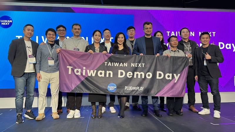 美國非營利組織Taiwan Next基金會15日在矽谷知名創業加速器Plug and Play舉辦台灣新創展演，共10家新創團隊參與