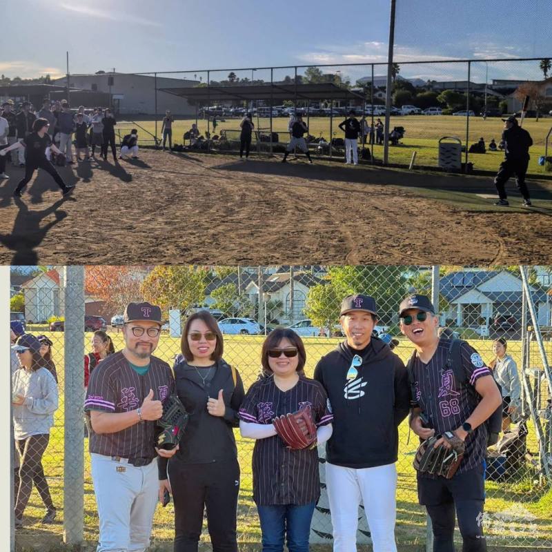 陳詠韶與松居真司主持開球儀式，並與球員合影