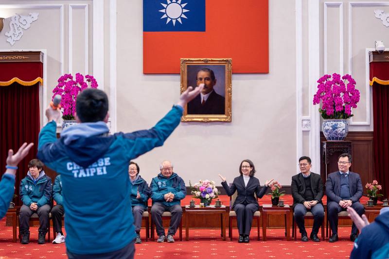 副總統接見「2025年冬季世界特殊奧林匹克運動會我國代表團」