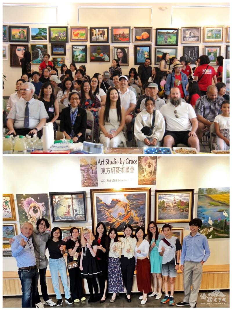 劉筱玥畫室於奧蘭多地區耕耘多年，致力於與社區互動將藝術賞析融入日常生活