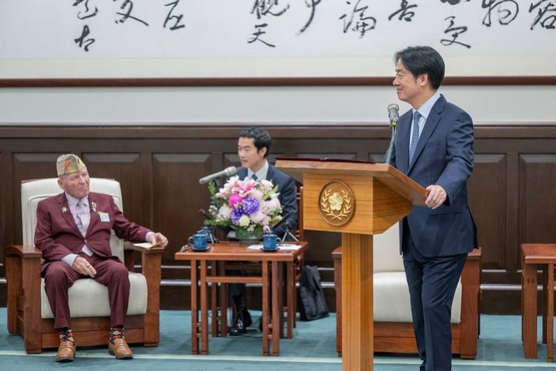 President Lai delivers remarks.