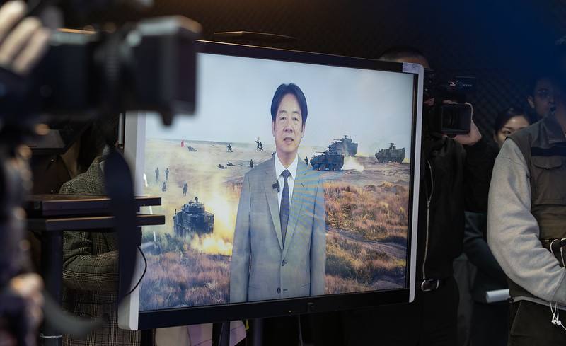 總統錄製莒光園地「與官兵有約」節目