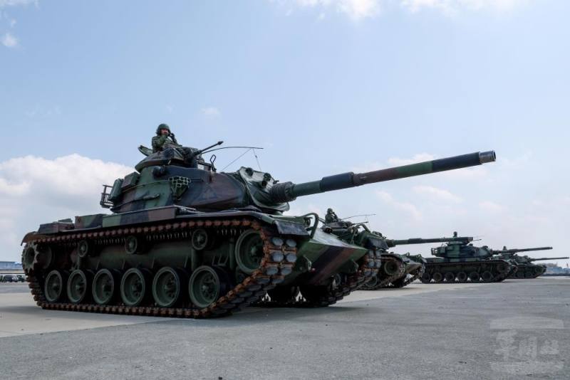 澎防部戰車營實施重要目標防護任務