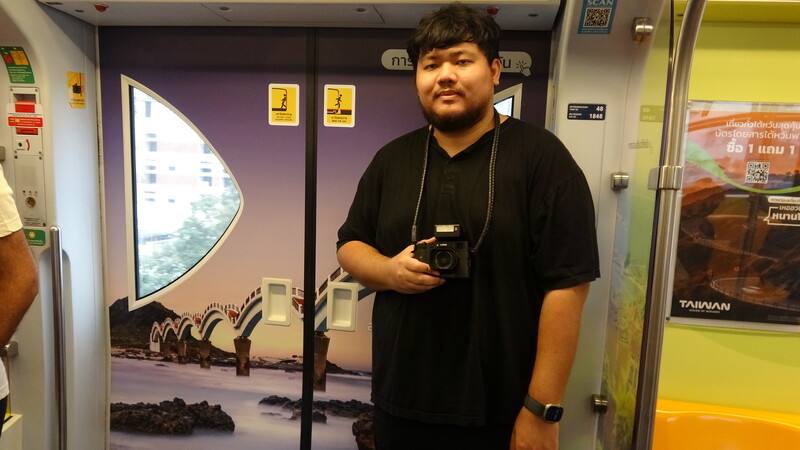泰國攝影師甘卡威應觀光署曼谷辦事處邀請，赴台拍攝了許多台灣美景，並登上曼谷的大眾運輸系統