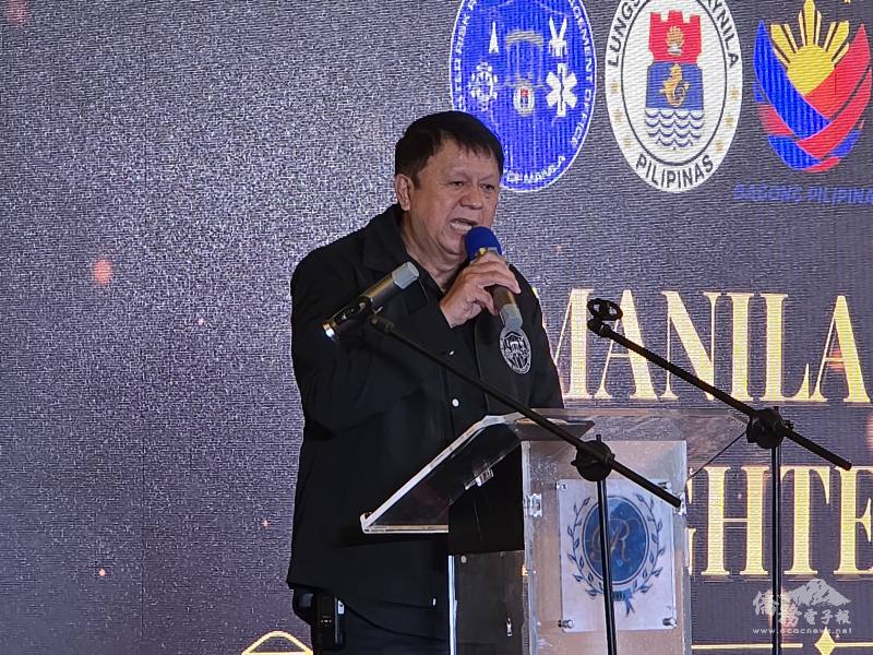 洪溪利斯致詞時，向來自各地的警義消人員表示熱烈歡迎，並感謝他們長期以來對市政府災害防救中心的支持與協助