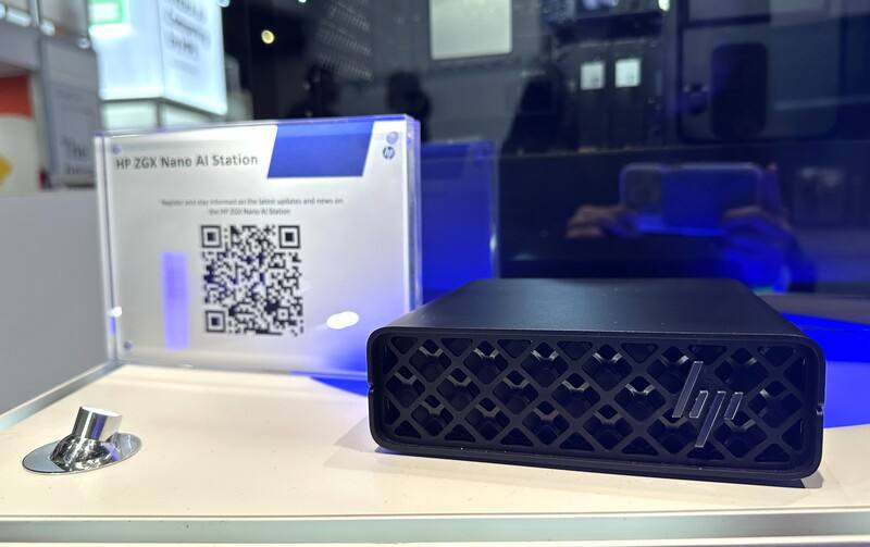 輝達GTC大會推出個人AI超級電腦DGX Spark，惠普為合作廠商之一