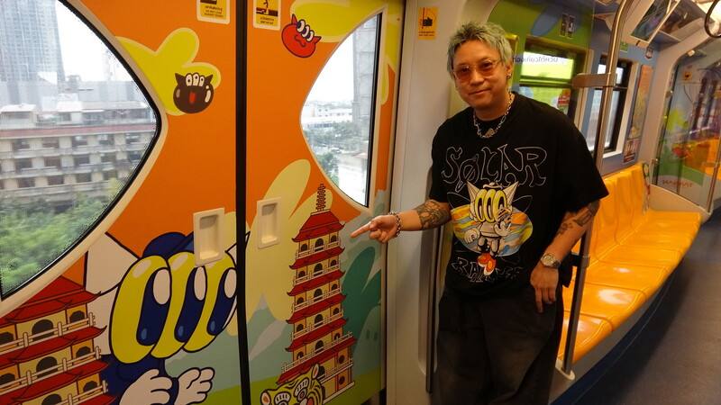 Thai illustrator Parinya Sirisinsuk, better known by his pen name "Benzilla." CNA photo March 22, 2025