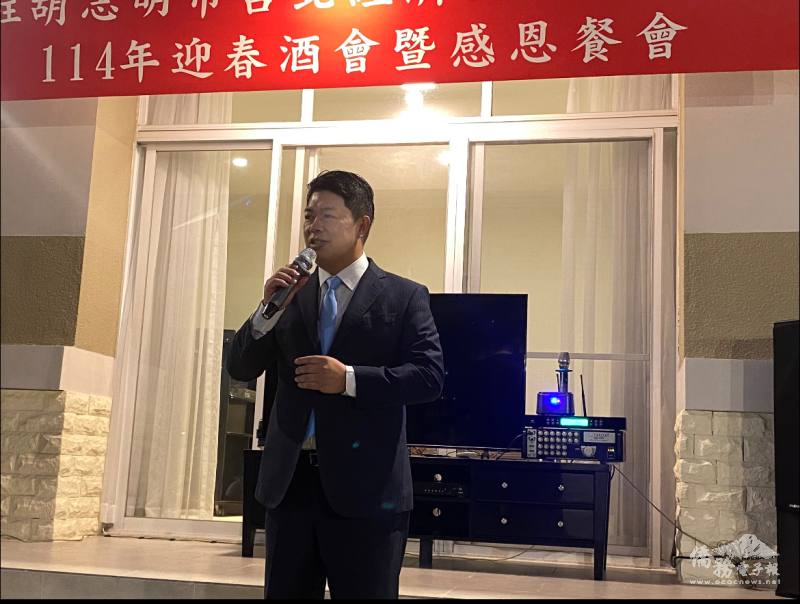 駐胡志明市辦事處處長韓國耀致詞強調越南是他最喜愛的駐點，並讚揚當地越南臺商的活力與熱情