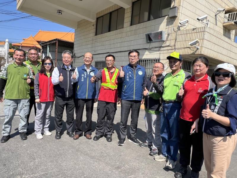 環境部與臺中市環保局合影