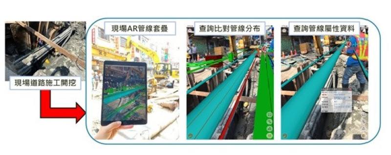 公共管線資料庫應用對於現場施工管理之案例