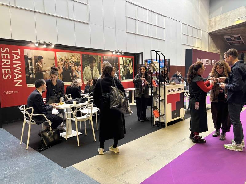 文策院於Series Mania市場展設立台灣館，為台灣作品尋覓商機，並和國際買家及投資方、影視產業專業人士交流
