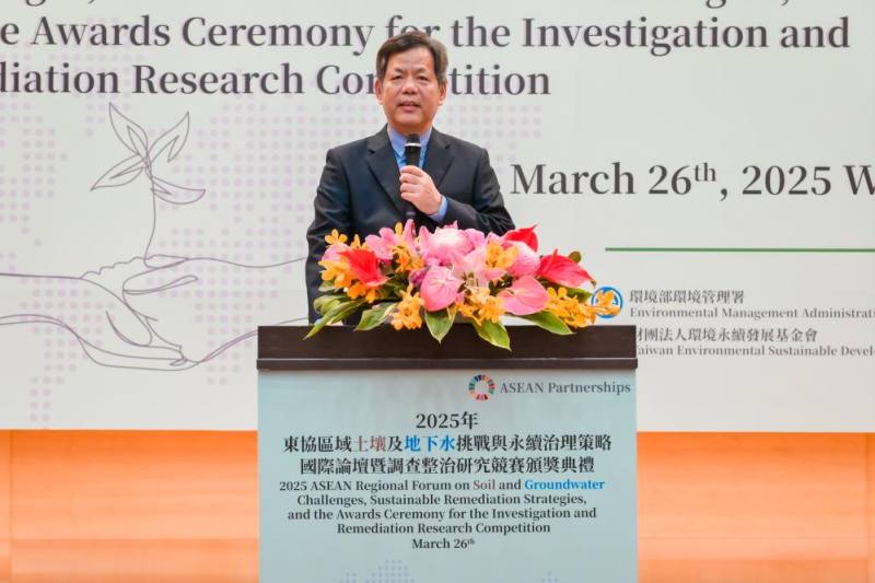 顏旭明署長於研究競賽頒獎典禮致詞