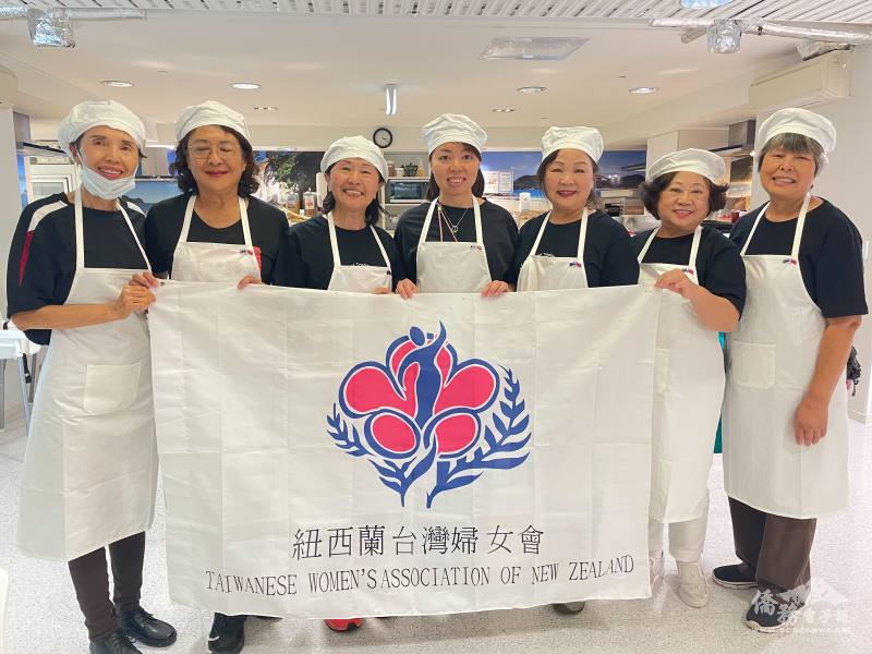 由紐西蘭臺灣婦女會會長陳姿穎親自帶領，本次共7人參與義行