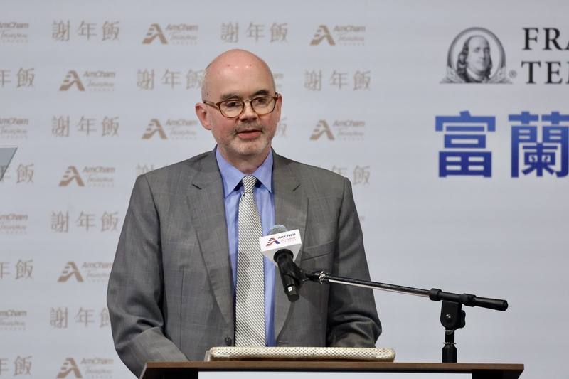 美國在台協會（AIT）處長谷立言（Raymond Greene）。（中央社檔案照片）