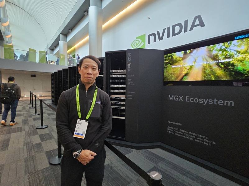 光寶科今年首度參展輝達GTC大會就大出鋒頭，會場隨處可見光寶科產品，光寶科電能機櫃事業處總經理王金才（圖）介紹，包括電源系統、機櫃、BBU到液冷散熱等，光寶科已有多個項目入列輝達推薦供應商清單（RVL）。