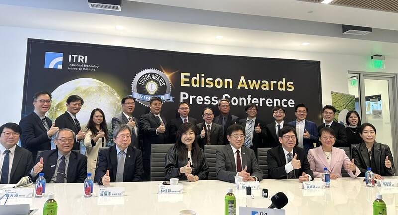 「創新界奧斯卡」愛迪生獎（Edison Awards）將在佛羅里達州頒獎，工研院團隊提前至舊金山灣區與業界和投資人交流