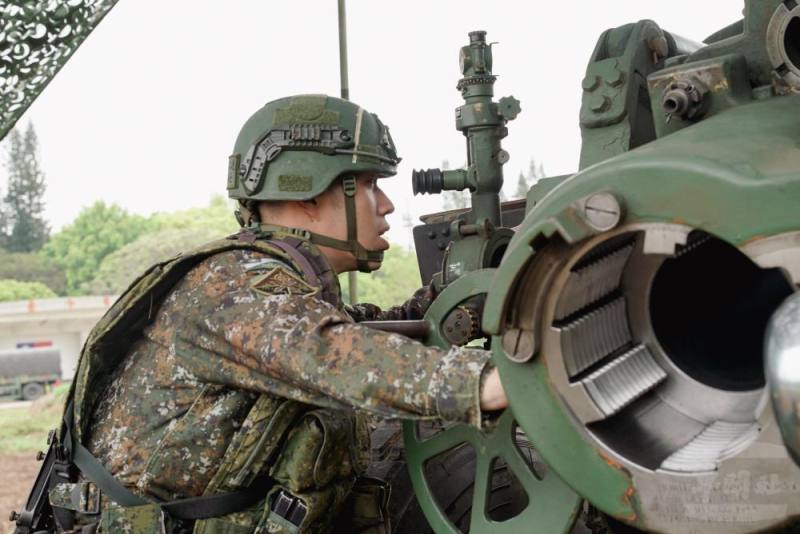 瞄準手進行方向及射角等諸元裝定