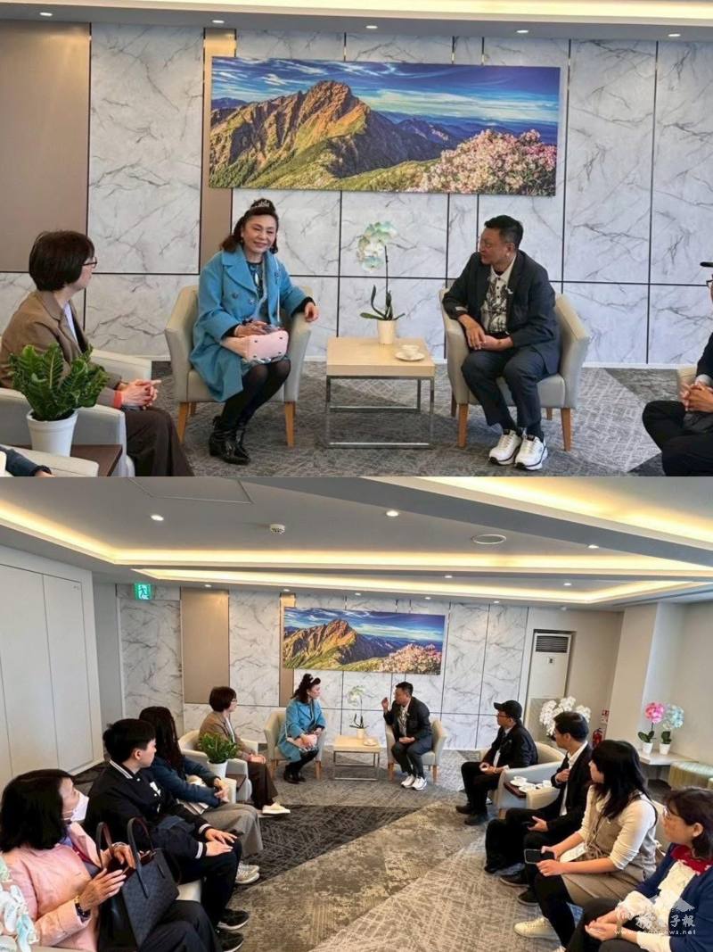 館長邱揮立說明展館設計理念與策展主軸