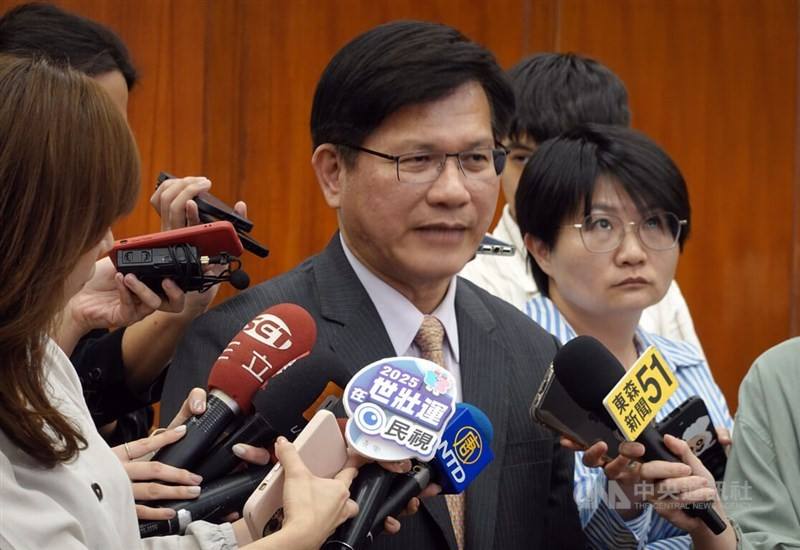 Foreign Minister Lin Chia-lung. CNA photo April 9, 2025