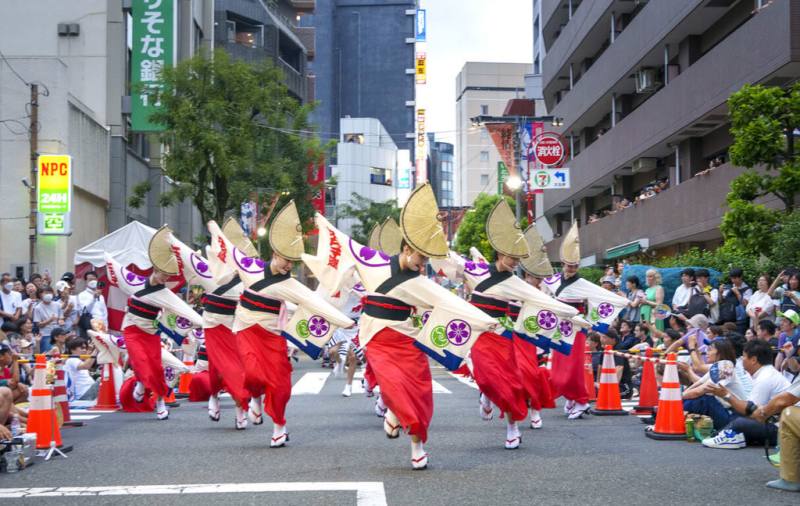 農曆3月23日是媽祖誕辰，台中市南屯區萬和宮10日宣布，除將依循古禮舉辦三獻禮祭典，當晚還有東京高圓寺阿波舞首度到萬和宮公演。（杉並交流協會提供）