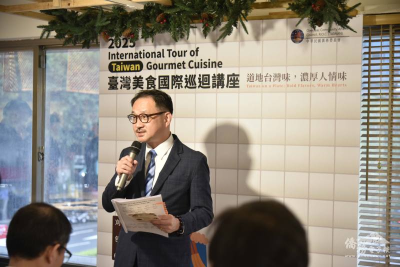 阮昭雄期待以美食展開交流，推廣觀光宣傳