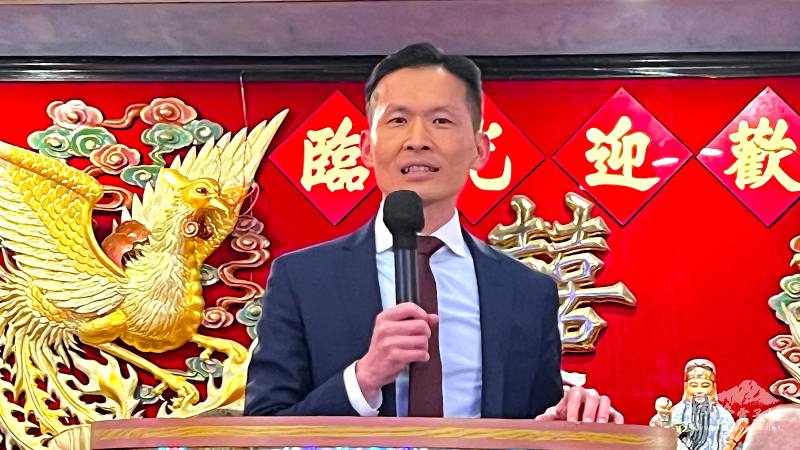 駐波士頓辦事處處長廖朝宏致詞