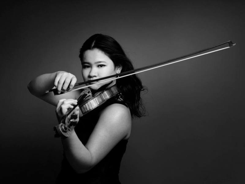 波蘭維尼奧夫斯基小提琴大賽冠軍前田妃奈（Hina Maeda）（圖）將與梵志登（Jaap van Zweden）指揮的長榮交響樂團合作，帶來布魯赫「第一號小提琴協奏曲」。（長榮交響樂團提供）