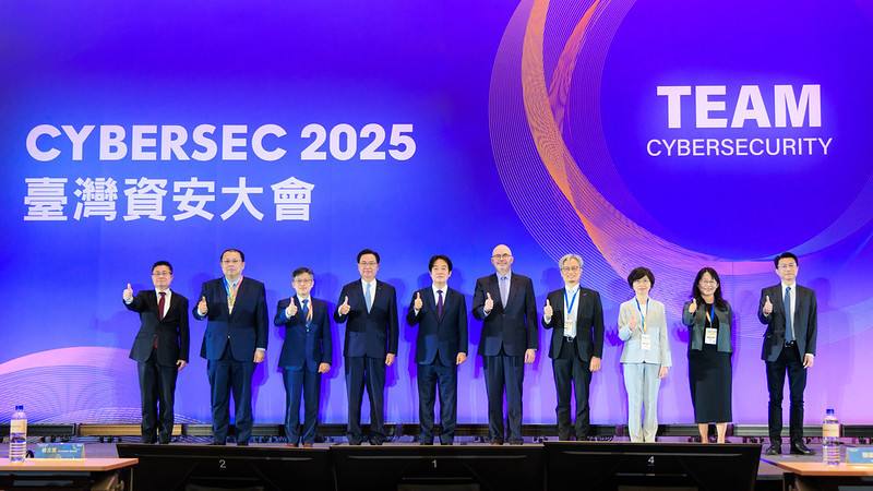 賴清德總統15日上午出席「CYBERSEC 2025 臺灣資安大會開幕式」