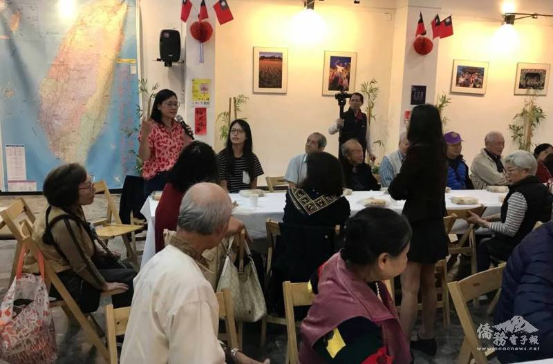 與會僑胞踴躍提問交流(駐阿根廷代表處提供)