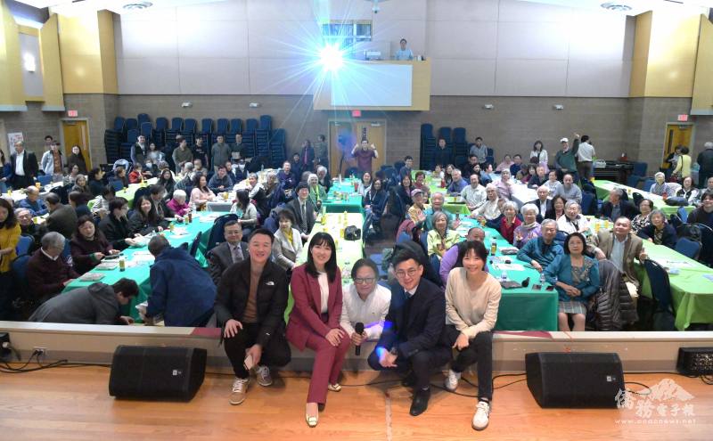 大芝加哥臺灣同鄉會「臺灣新世代」講座全體合影