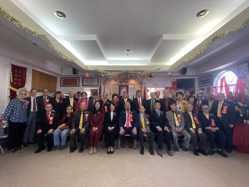 羅省伍胥山公所春季祭祖典禮大合照