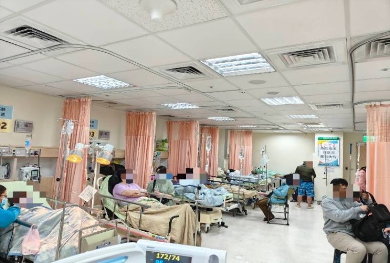 類流感醫院門診示意圖(桃園醫院為例)