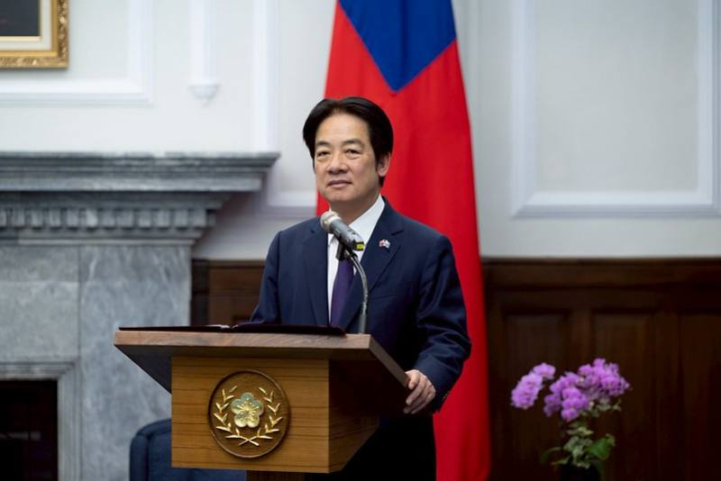 President Lai delivers remarks.