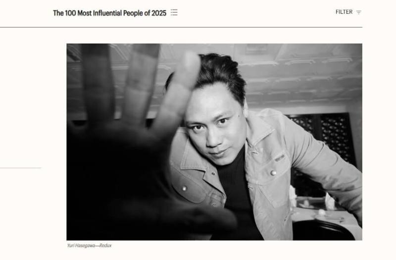 台裔美籍導演朱浩偉入選美國時代雜誌最具影響力人物名單。（圖取自時代網頁time.com）