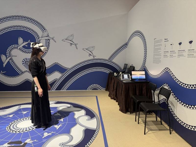 國立台灣博物館與捷克國家技術博物館合作舉辦的「獵人之徑．海人之道：台灣原住民族山林與海洋智慧」特展，結合虛擬實境（VR）互動體驗，讓觀眾身歷其境認識台灣原住民文化