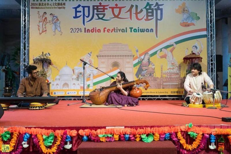 「2025印度文化節」系列活動於20日開跑，連4場活動接連在雙北登場，讓台灣民眾更了解印度文化。圖為去年「印度文化節」活動照片。（印度台北協會提供）