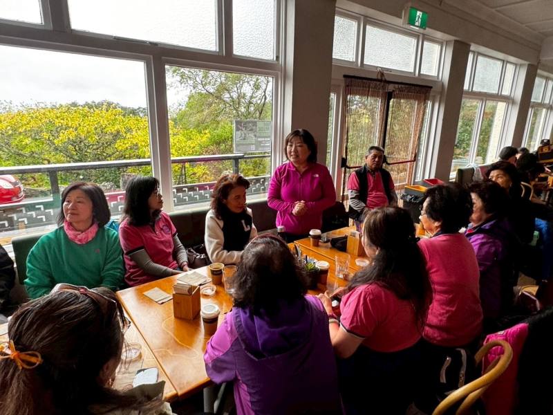 駐奧克蘭辦事處處長陳詠韶發言激勵人心，現場響起熱烈掌聲