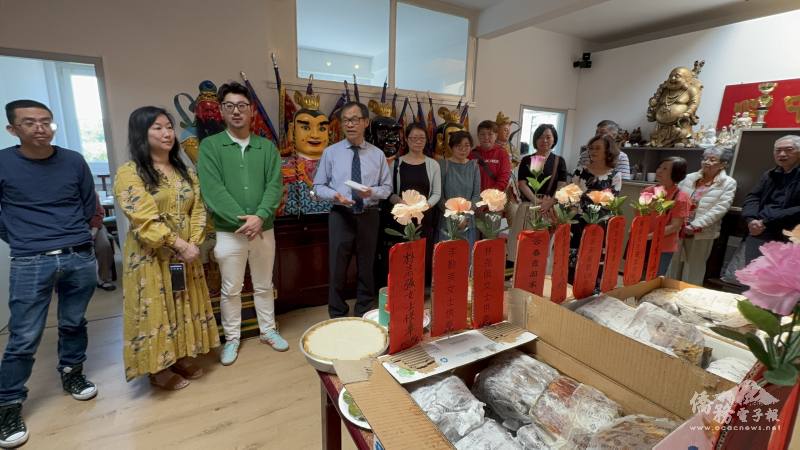 羅美舜祝賀法蘭克福天后宮喬遷新址，肯定其作為海外僑胞精神家園與媽祖信仰中心的重要意義