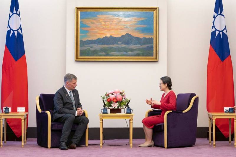 副總統接見「美國懷俄明州州長戈登訪問團」