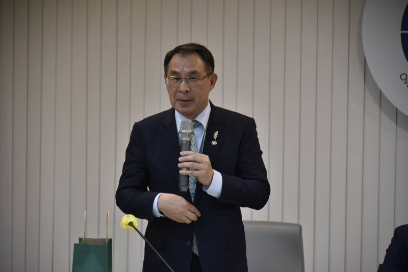 北美洲臺灣商會聯合總會總會長陳世修致詞