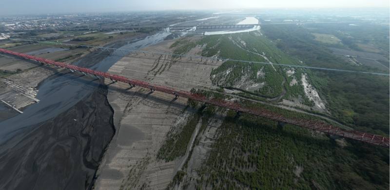 西螺大橋上下游河道灘地_改善後