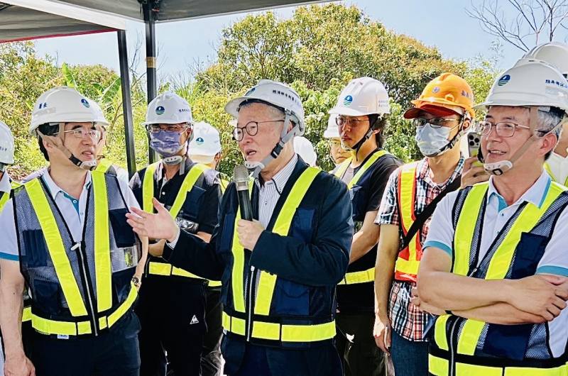 政務委員陳金德率經濟部水利署，實地瞭解防洪設施改善進度
